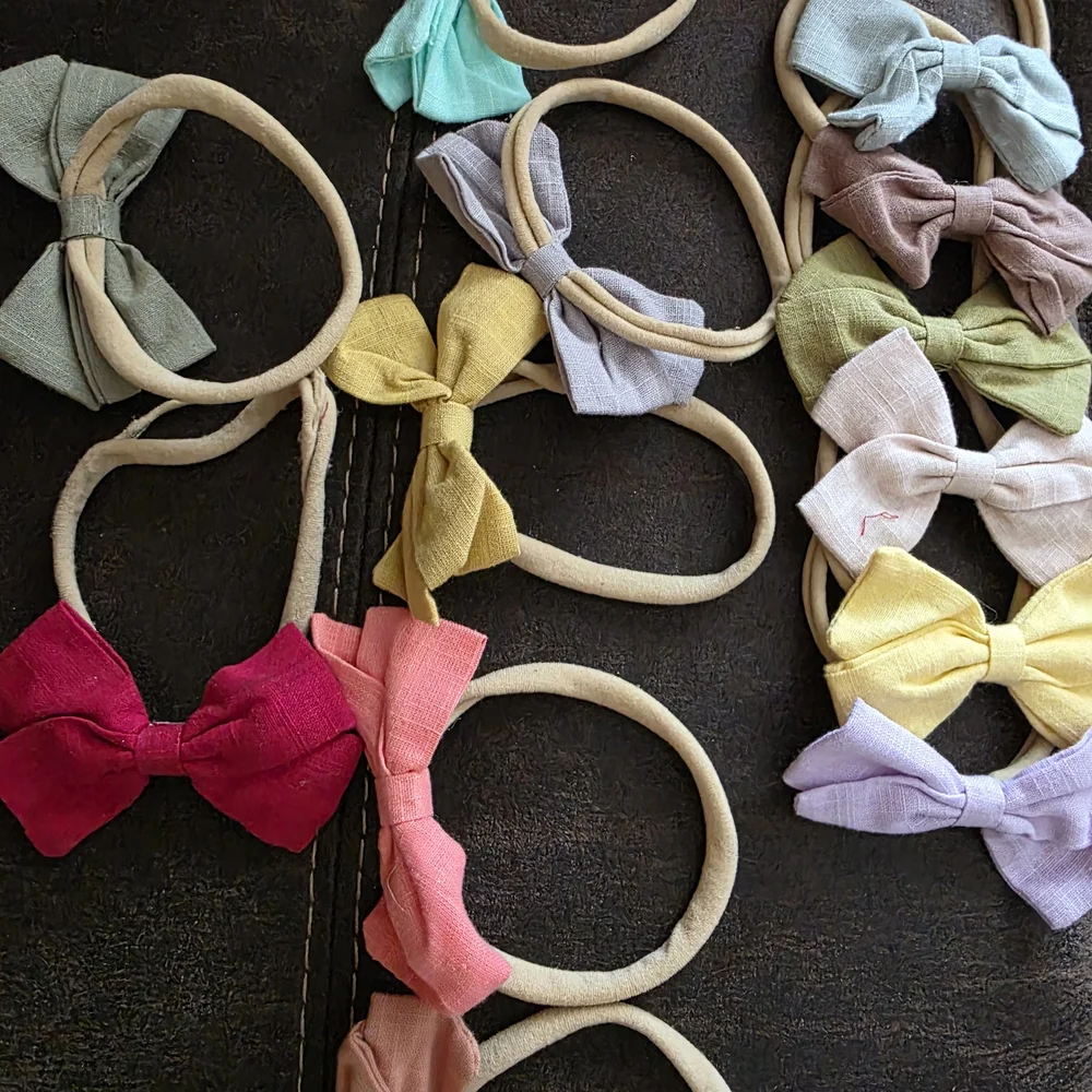 Colorful Bow Headband Set for‎ Kids
